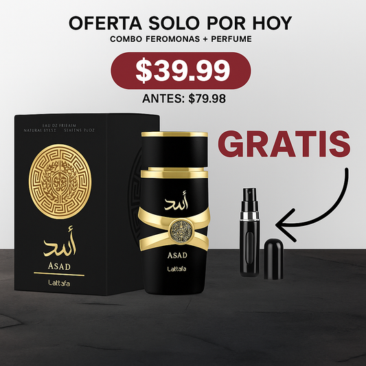 Asad Lattafa 100ML + Feromonas + Envío GRATIS